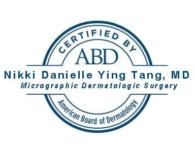 Dr. Tang Certified By ABD Micrographic Dermatologic Surgery