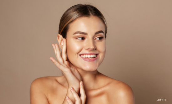 Woman considering Halo™ and BBL® Skin Resurfacing